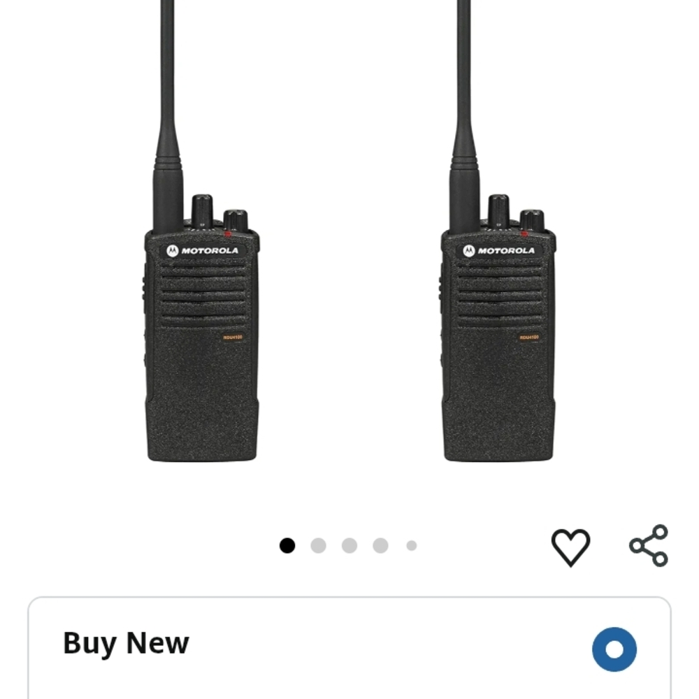Motorola Black Two-Way Radios
